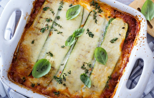 Sağlık deposu kabaklı lazanya