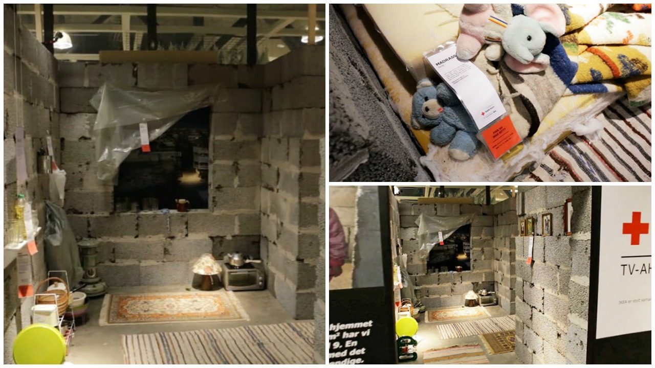 25 m² Suriye Evi ile IKEA mağazasında duygulandıran farkındalık