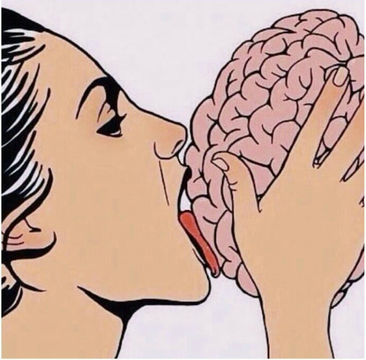 brain lick