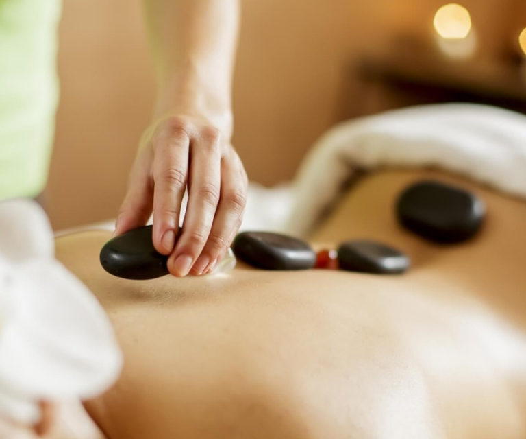 Massage part. Стоун терапия при остеохондрозе.