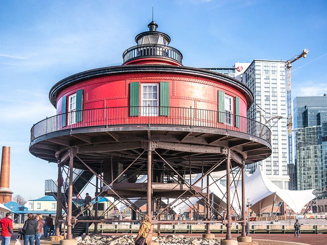Seven Foot Knoll Light — Maryland, ABD