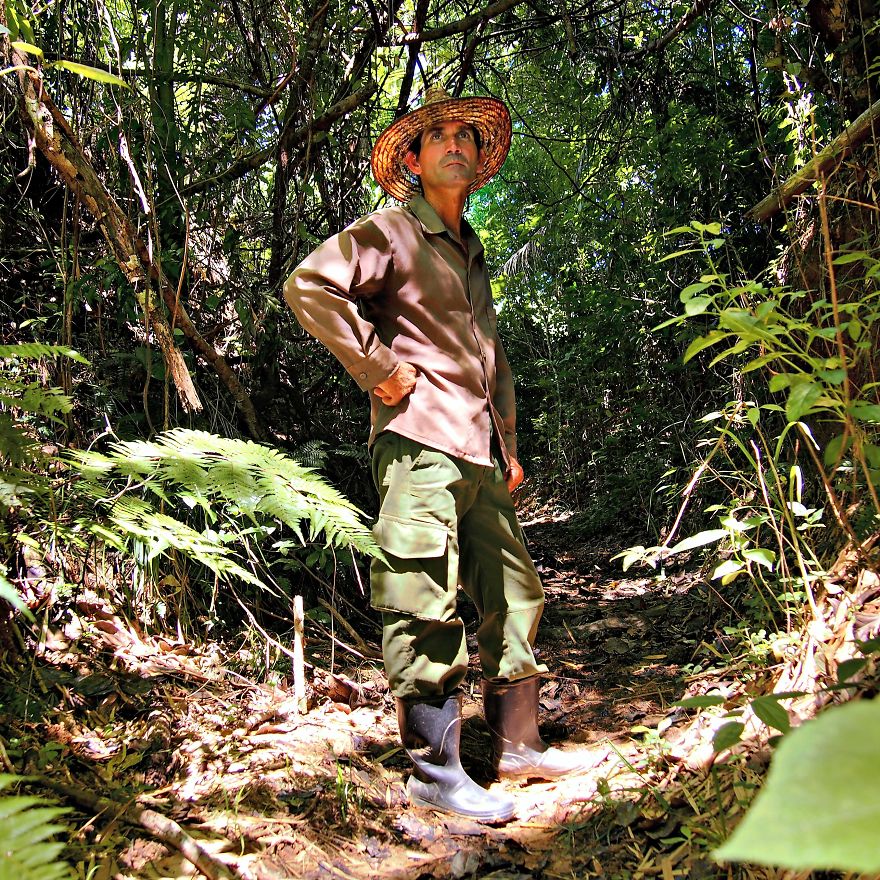 Turist rehberi ve çiftçi Juan, Vinales, Küba
