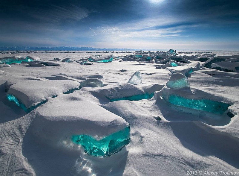 Baykal Gölü Zümrüt Buzları, Rusya