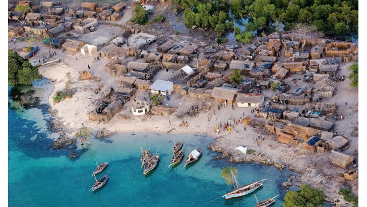 beautiful african sea side village photo by michael poliza