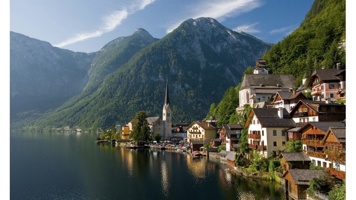 hallstatt upper austria is a village in the salzkammergut a region in austria with  inhabitants photo by unknown