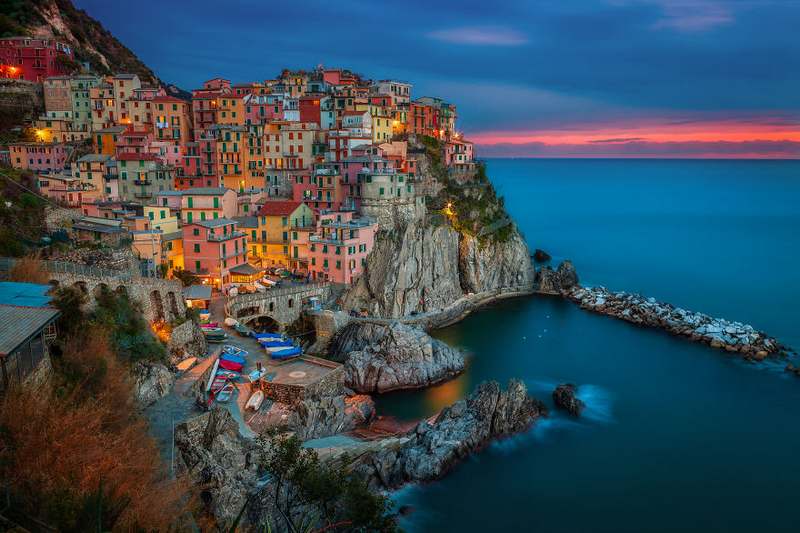 Manarola,LaSpezia,İtalya