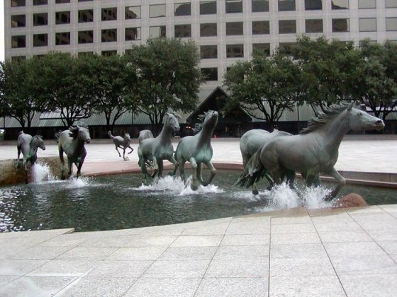 #2 Running Horses By Robert Glen (las Colinas, Irving, Texas)