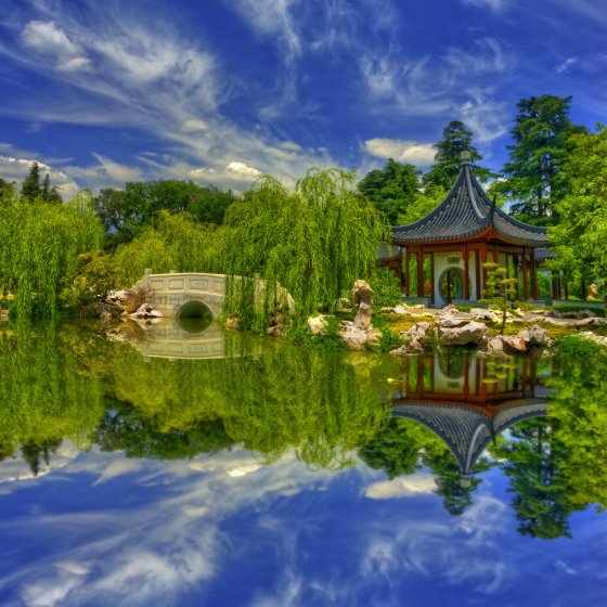 Chinese Garden at the Huntington Library and Botanical Gardens in San Marino, Calif.