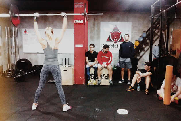 Ceren’den 30 kg ile Shoulder to Overhead 