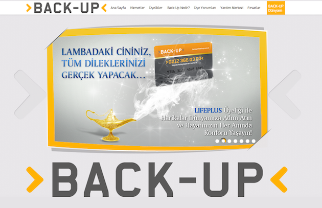 Back-up: Yardıma İhtiyacını mı Var?