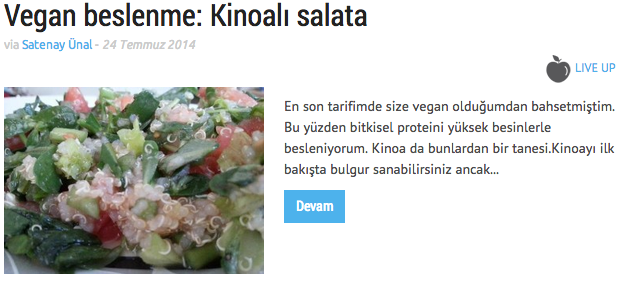 Kinoalı salata tarifi