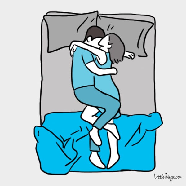 Uyku pozisyonunuz partnerinizle birlikte nasıl bir çift olduğunuzu gösteriyor