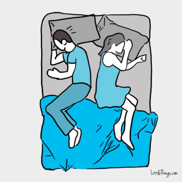 Uyku pozisyonunuz partnerinizle birlikte nasıl bir çift olduğunuzu gösteriyor