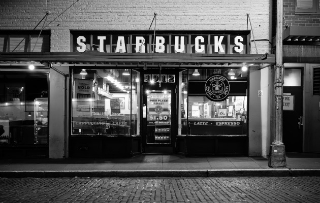 Seattle'da açılan ilk Starbucks şubesi